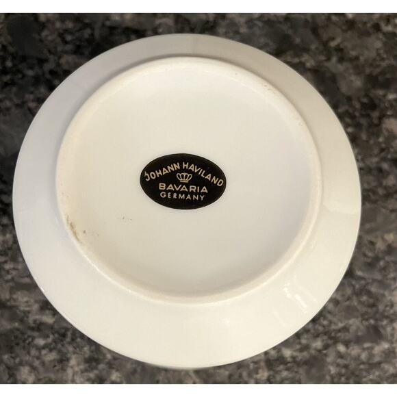 Johann Haviland Sweetheart Rose Sugar & Creamer Set Bavaria Germany - Picture 9 of 9